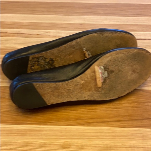 Vera Wang “Lavender” Ballet Flats, Black with Gemstones, 9 - Picture 4 of 5